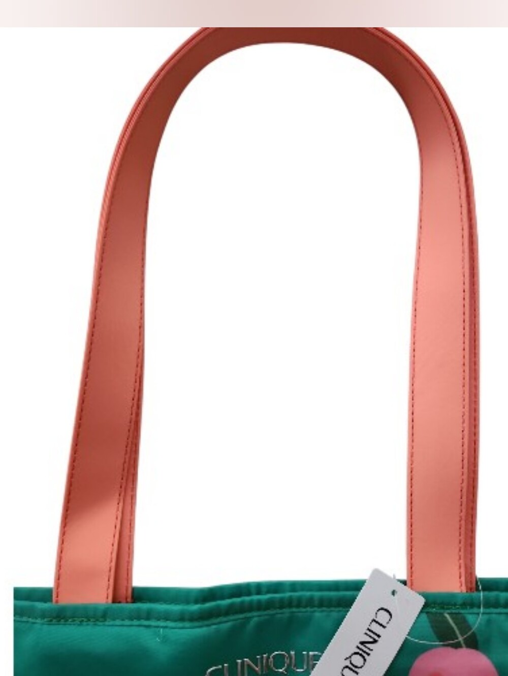 Clinique Spring Green Floral Tote Bag - Picture 4 of 6